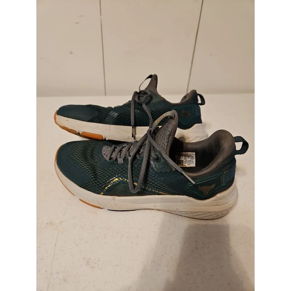 Under Armour Project Rock BSR 3 UFC 30 UA Green‎ Shoes 3027578-300 Mens Size 10